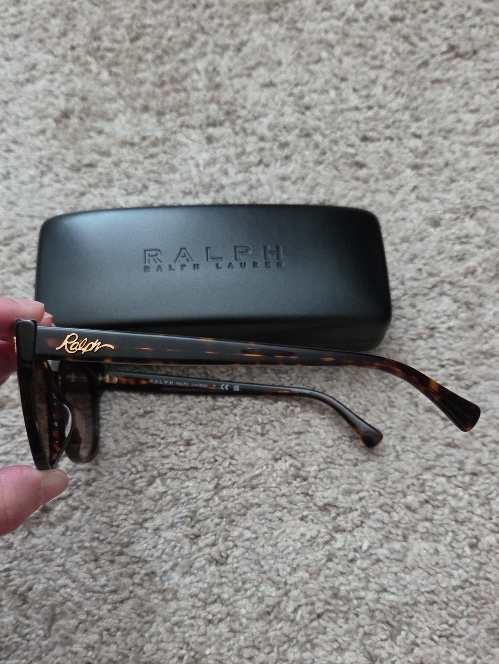 Ralph Lauren RA5305U Cat's Eye Sunglasses in Black Havana ASO Kate Middleton - Picture 10 of 14